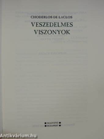 Veszedelmes viszonyok