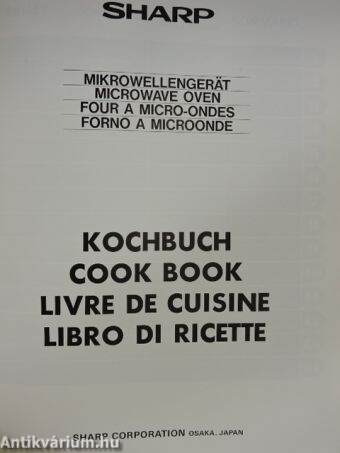 Sharp - Kochbuch/Cook Book/Livre de cuisine/Libro di ricette