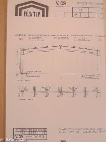 Fém-Tip könnyűacél építési rendszer - Vázszerkezet I.