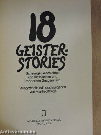 18 Geisterstories