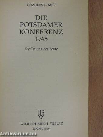 Die Potsdamer Konferenz 1945