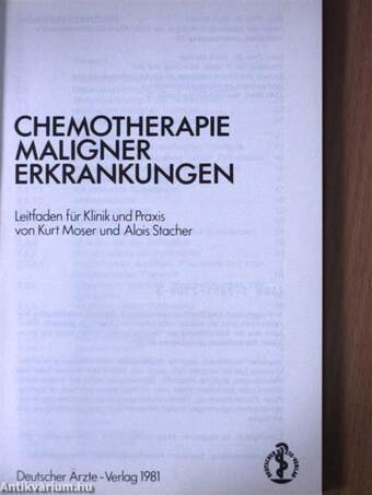 Chemotherapie Maligner Erkrankungen