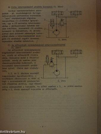 Hidraulikus rendszerek felépítése I-II.