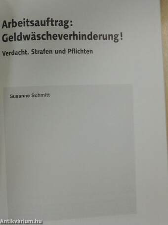 Arbeitsauftrag: Geldwäscheverhinderung!