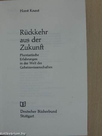 Rückkehr aus der Zukunft