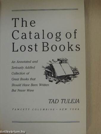 The Catalog of Lost Books