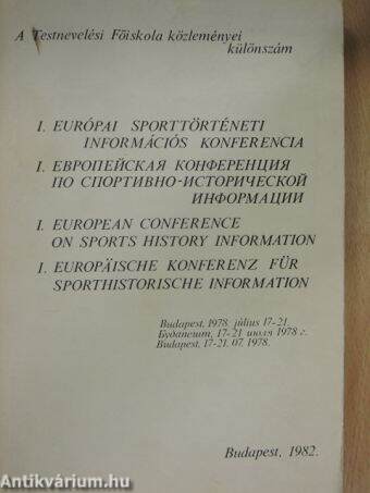 Európai Sporttörténeti Információs Konferencia