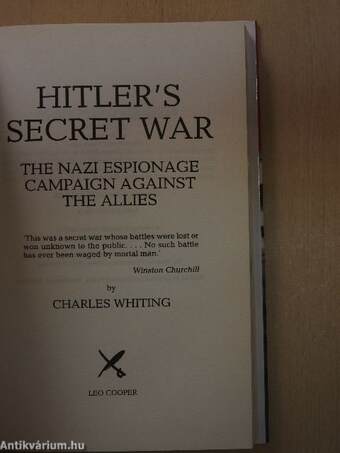 Hitler's Secret War