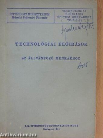 Technológiai előírások az állványozó munkákhoz