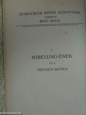 A Nibelung-ének és a Frithiof-monda II. (töredék)