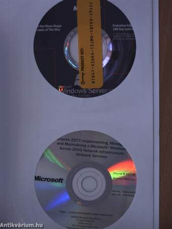 Microsoft Official Course 2277B - 2 db CD-vel