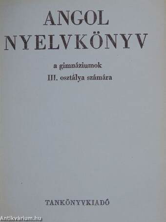 Angol nyelvkönyv III.