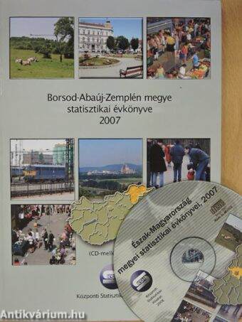 Borsod-Abaúj-Zemplén megye statisztikai évkönyve 2007 - CD-vel