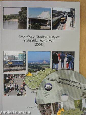 Győr-Moson-Sopron megye statisztikai évkönyve 2008 - CD-vel