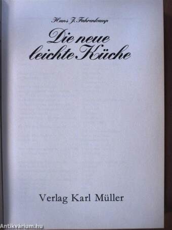 Die neue leichte Küche