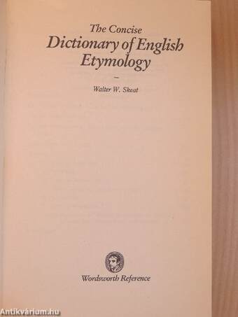 The Concise Dictionary of English Etymology