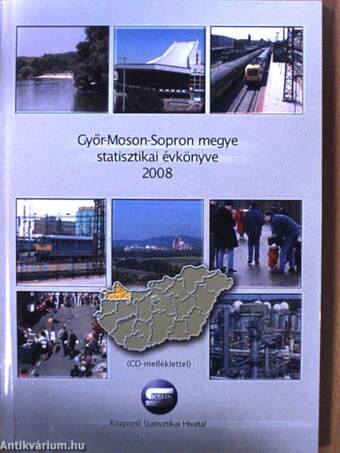 Győr-Moson-Sopron megye statisztikai évkönyve 2008 - CD-vel