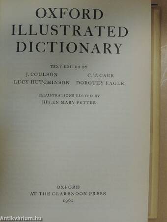 Oxford Illustrated Dictionary