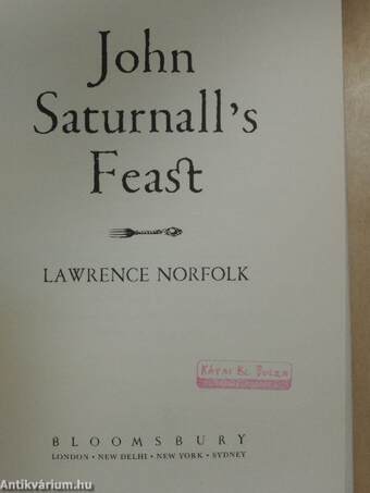 John Saturnall's Feast