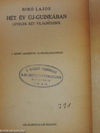 Hét év Új-Guineában