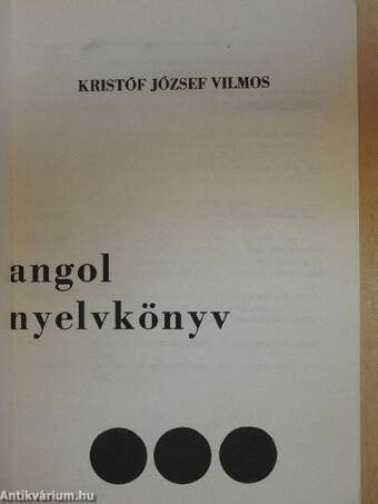 Angol nyelvkönyv III.