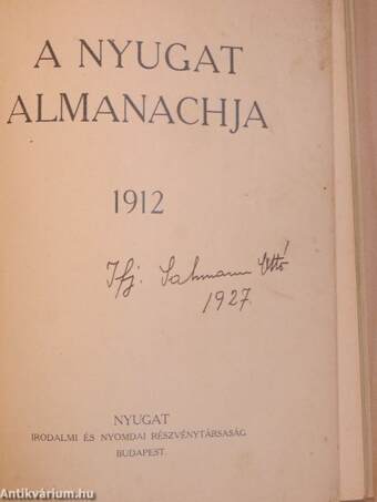 A Nyugat Almanachja 1912