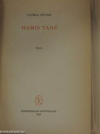 Hamis tanú