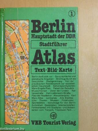 Berlin Stadtführer Atlas