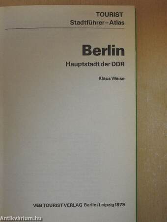 Berlin Stadtführer Atlas