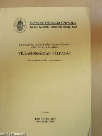 Villamosságtan példatár