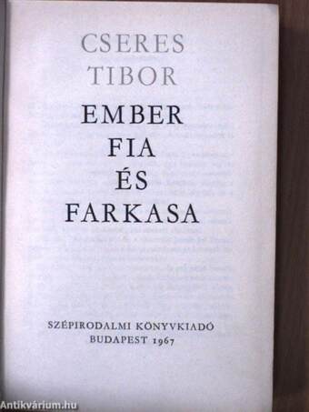 Ember fia és farkasa