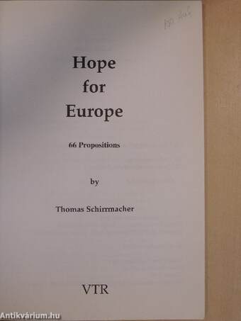 Hope for Europe