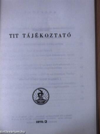 TIT tájékoztató 1975/2.