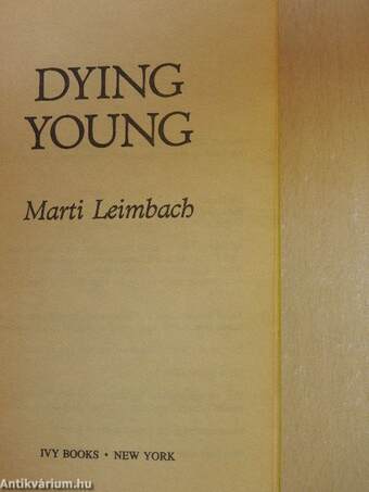 Dying young