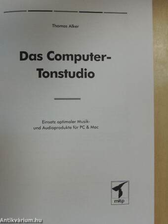 Das Computer-Tonstudio - CD-vel