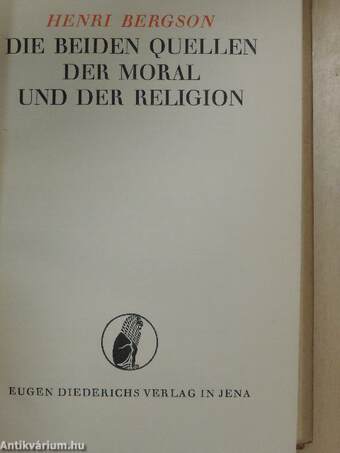 Die Beiden Quellen der Moral und der Religion