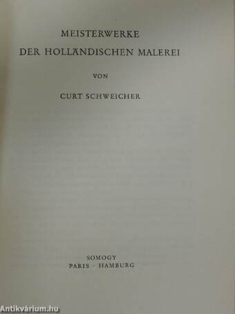 Meisterwerke der holländischen Malerei