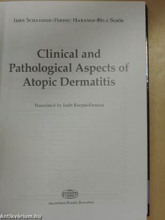 Clinical and Pathological Aspects of Atopic Dermatitis