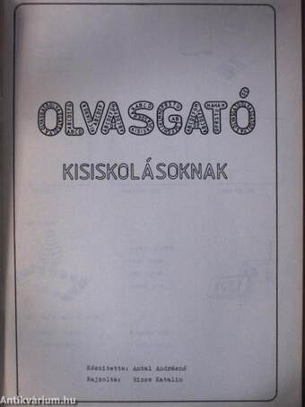 Olvasgató kisiskolásoknak