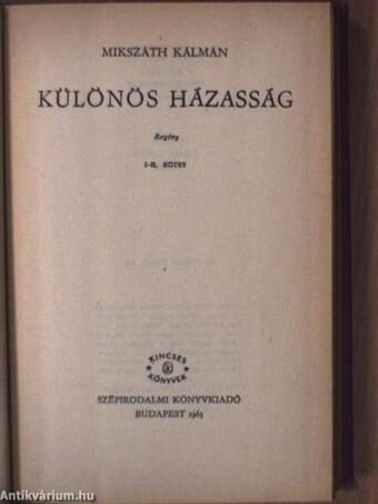 Különös házasság