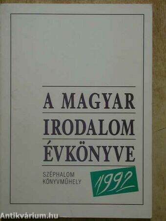 A magyar irodalom évkönyve 1992