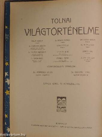 Tolnai Világtörténelme - A legujabb kor I. (töredék)