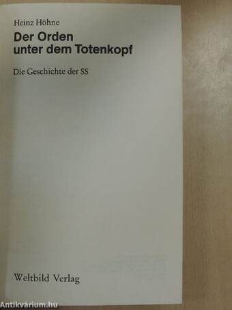 Der Orden unter dem Totenkopf