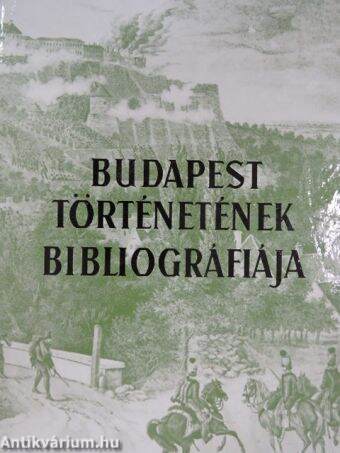 Budapest történetének bibliográfiája V.