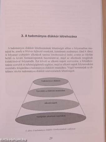 Tudományos diákkör az általános iskolákban - a diákkör létrehozása és működtetése