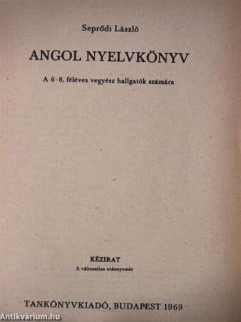 Angol nyelvkönyv