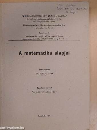 A matematika alapjai