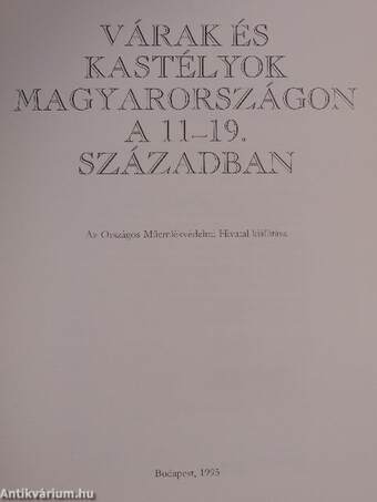 Várak és kastélyok Magyarországon a 11-19. században