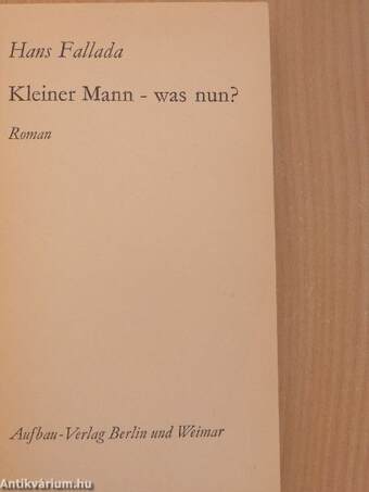 Kleiner Mann - was nun?