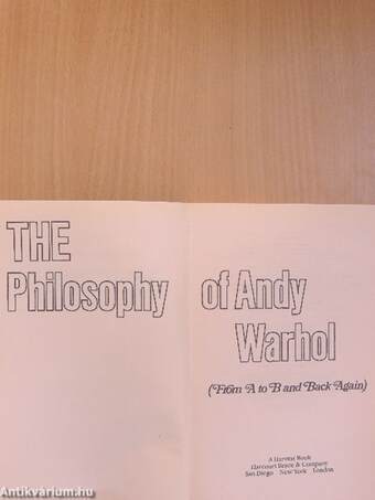 The Philosophy of Andy Warhol